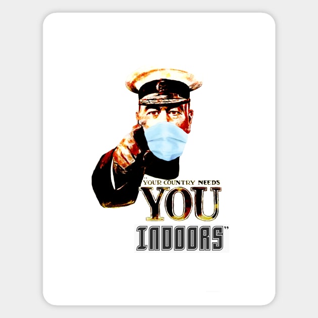 Your Country Needs You Indoors Sticker by PictureNZ